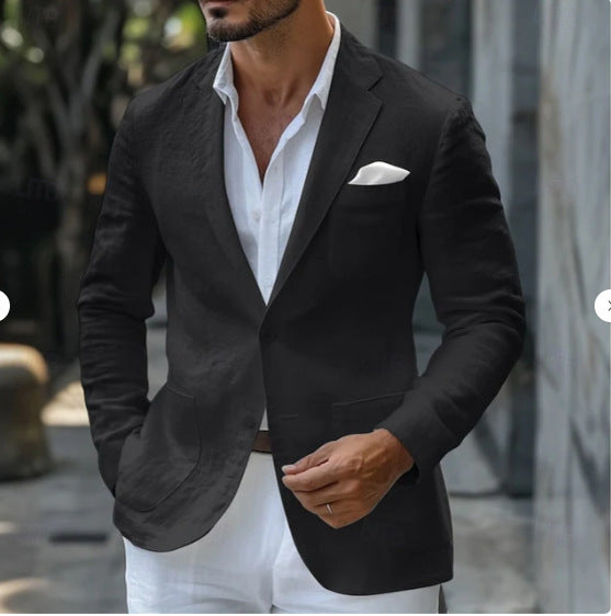 Men's Print Business-Casual Jacket