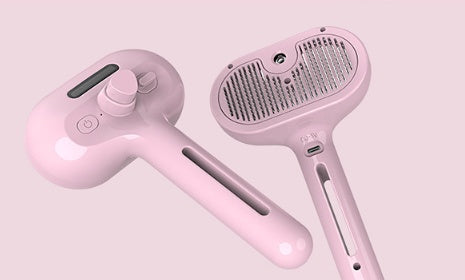 Self-Cleaning Pet Slicker Brush with Mister