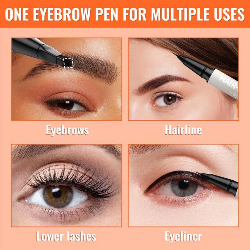 Waterproof Double-Headed Eyebrow Pencil