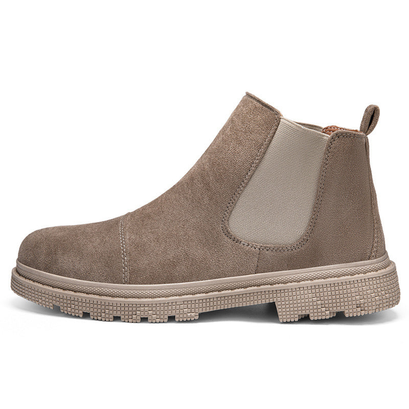 Slip-On Retro High-Top Boots