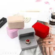 Flannelette Ring Jewelry Box
