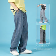 Men's Hip-Hop Loose Cargo Denim Pants