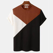 Striped 3D Print Mesh Tee — Geometric