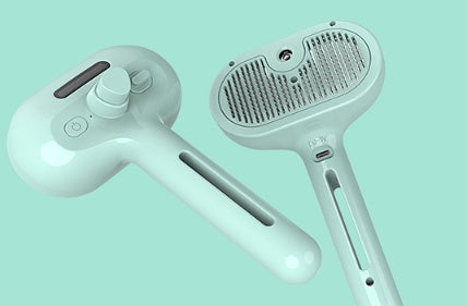 Self-Cleaning Pet Slicker Brush with Mister
