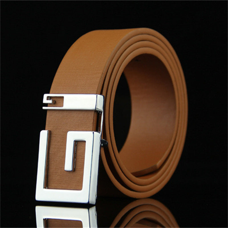Smooth-Buckle Unisex Belt