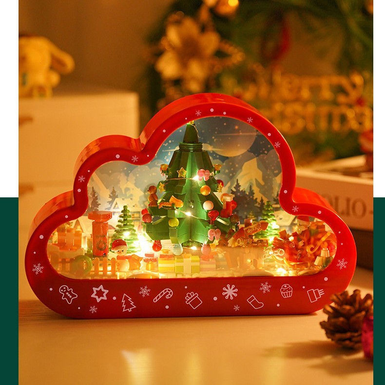LED Cloud Lamp Building Block Toy