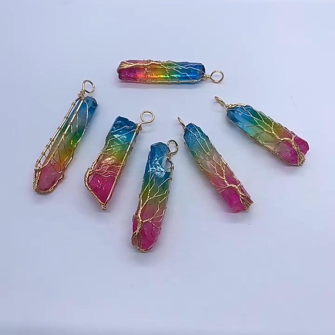 Tree of Life Crystal Pendant Necklace - main