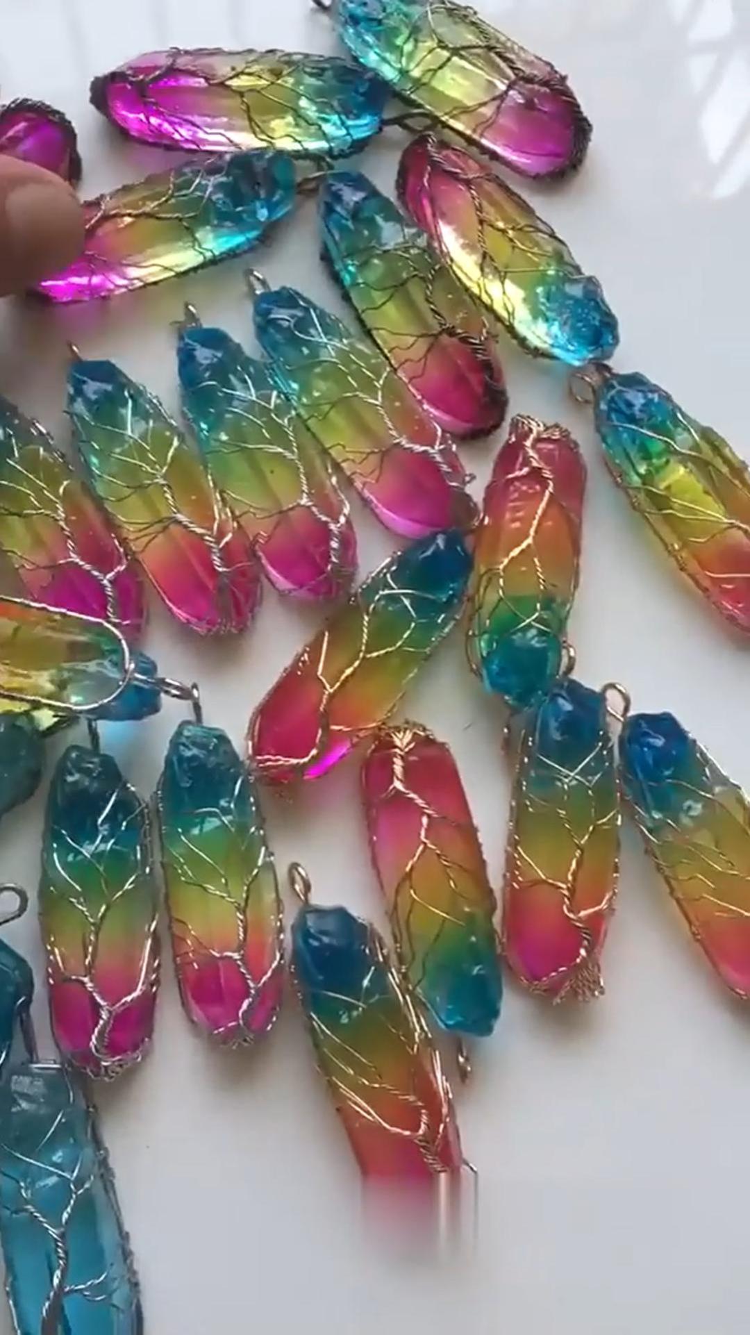 Tree of Life Crystal Pendant Necklace - color options